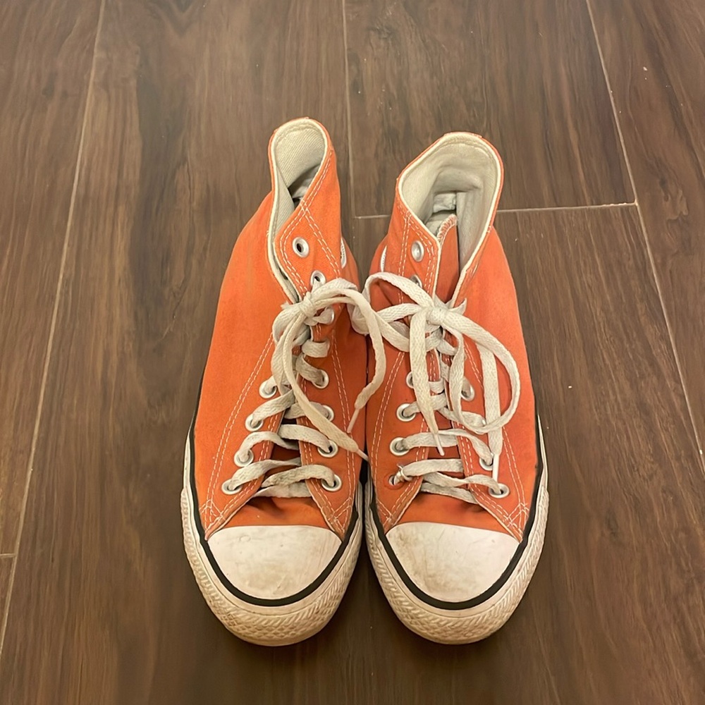 Orange Converse
